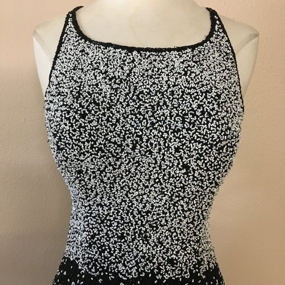 Formal Je Matadi Beaded High Neck Gown Open Back - Picture 4 of 16